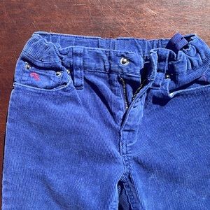 Polo corduroy pants in blue